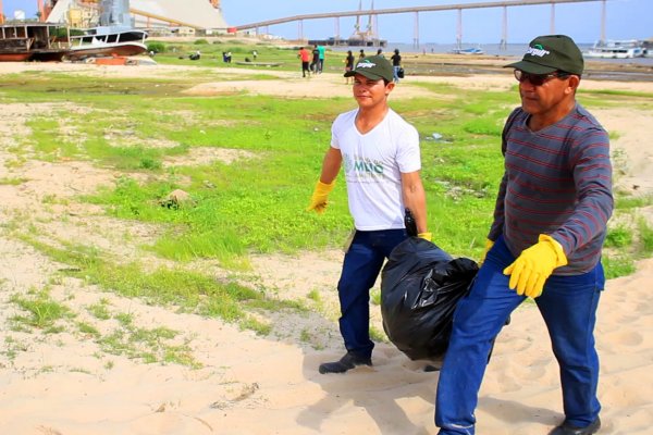 Ação de limpeza no Bosque da Vera Paz recolhe 11 toneladas de lixo e entulho