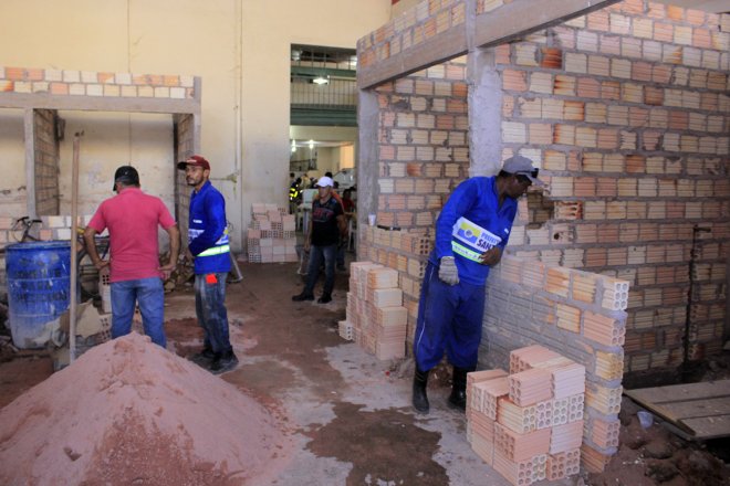 Obras no Mercado Municipal continuam avançando