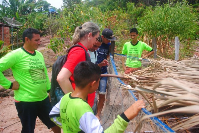 Prefeitura visita projeto de proteção de quelônios na várzea de Santarém