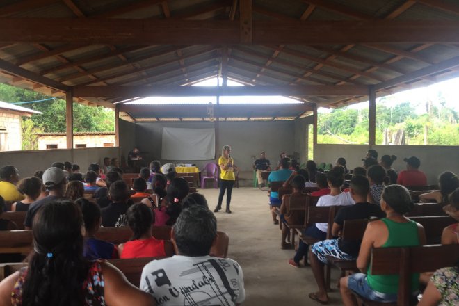 Moradores da região do Ituqui recebem ação do Conselho Tutelar e Maria do Pará