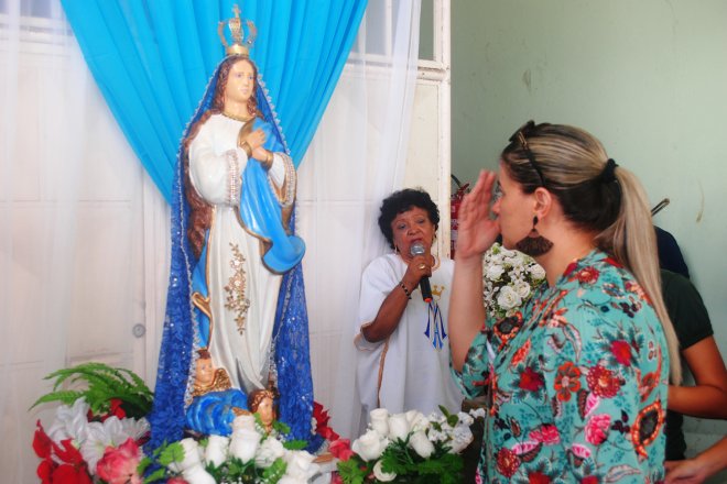 Fé e emoção na visita da imagem peregrina de N. Sra. da Conceição à  Semma