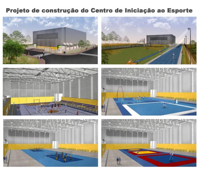 Novos recursos são liberados para as obras do Centro de Iniciação ao Esporte