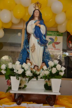 Cerest recebe visita da imagem peregrina de Nossa Senhora da Conceição