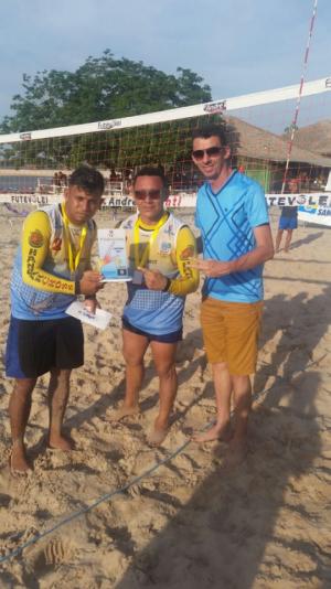 Noel e Bruno ganham título de 'Reis da Praia' em evento esportivo do Çairé