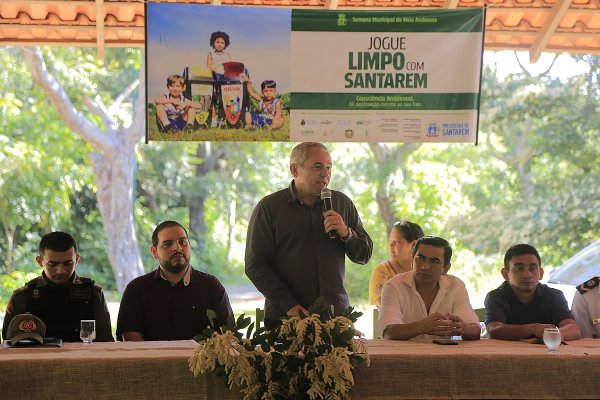 Campanha 'Jogue limpo com Santarém' propõe conscientização sobre destinação do lixo