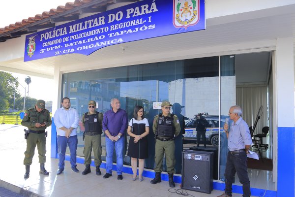 Prefeitura de Santarém entrega prédio à PM para reforçar segurança na área Bosque Vera Paz