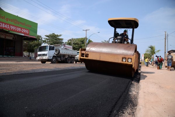 Prefeitura inicia pavimentação de trecho da Avenida Tapajós que passou por obras de esgotamento