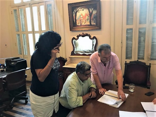 Secretário de Cultura de Santarém busca, em Belém, parceria com o governo do Estado