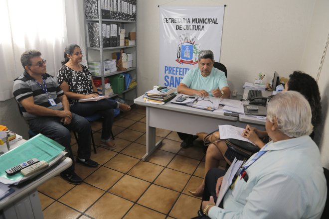 Reunião de planejamento para etapas da futura implantação do Conselho Municipal de Patrimônio Histó