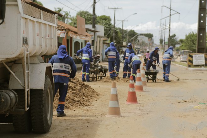 Várias ações de infraestrutura são realizadas na cidade