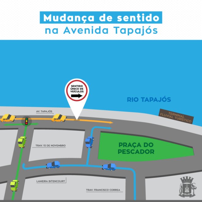 Avenida Tapajós passa por mudança para garantir segurança no trânsito