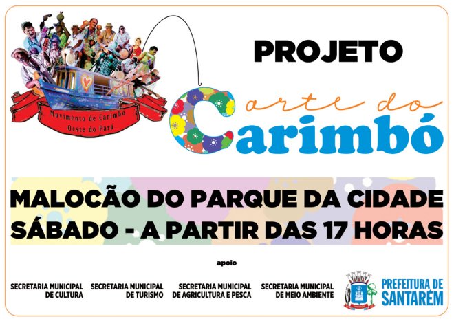 Projeto "Arte do Carimbó" estreia neste sábado com oficinas e rodas de dança