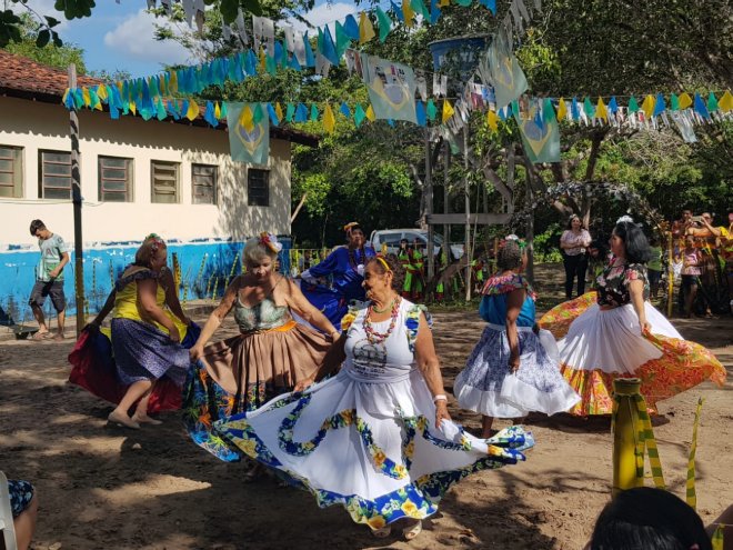 Festa junina alegra usuários do Cras Alter do Chão