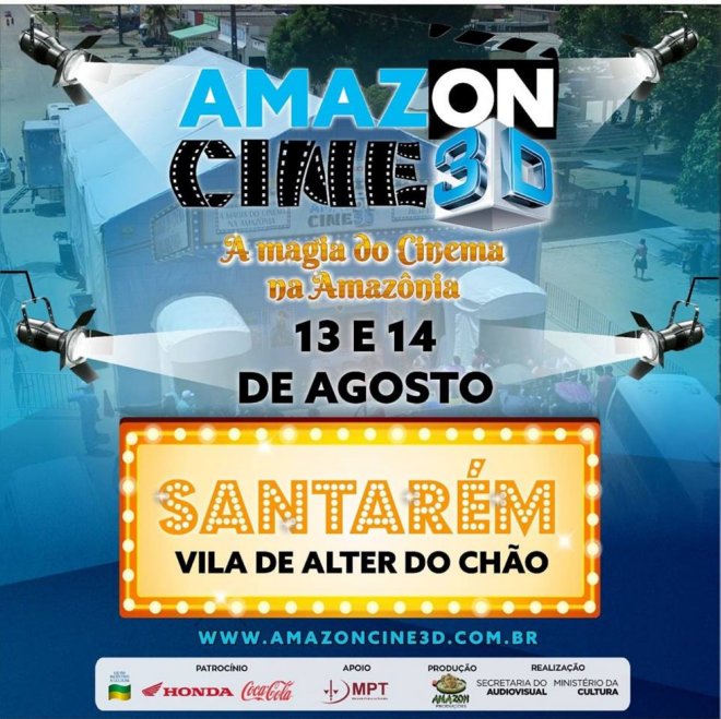 Projeto Amazon Cine 3D traz para Santarém a magia do cinema com sessões  gratuitas