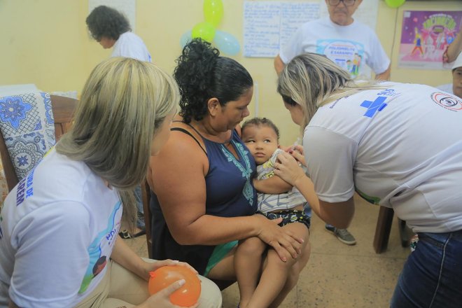 Mais de 20 mil crianças são imunizadas contra sarampo e poliomielite em Santarém