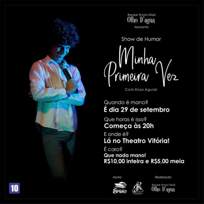 O show de humor "Minha Primeira Vez" retorna ao palco do Theatro Victória