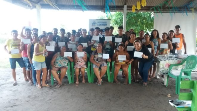 Prefeituras de Santarém e Belterra qualificam 35 pessoas com curso na Flona do Tapajós