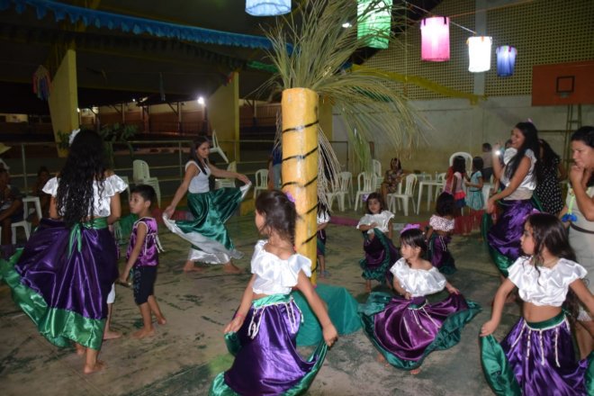 Cemei São Cristóvão encerra atividades do projeto 'Noite Cultural' com encenação de lendas regionais