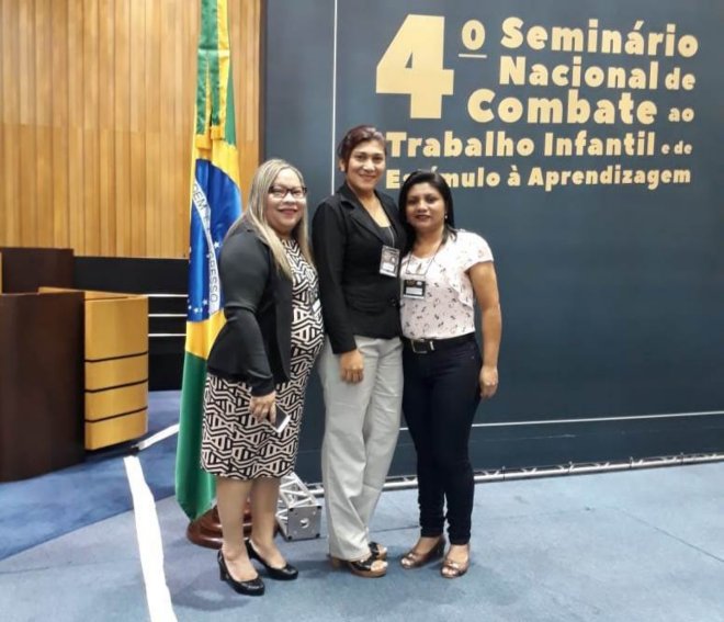 Representantes da Prefeitura participam do 4° Seminário Nacional de Combate ao Trabalho Infantil