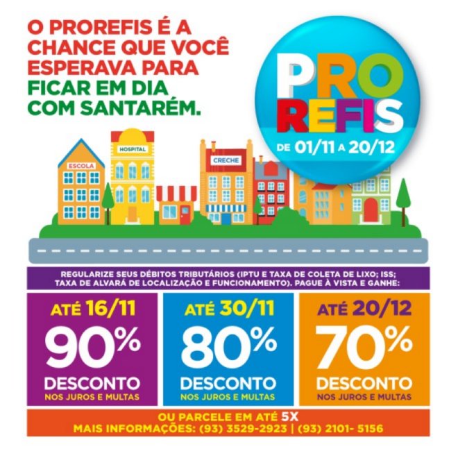 Prazo para Prorefis com 90% de desconto em juros e multas termina nesta sexta-feira