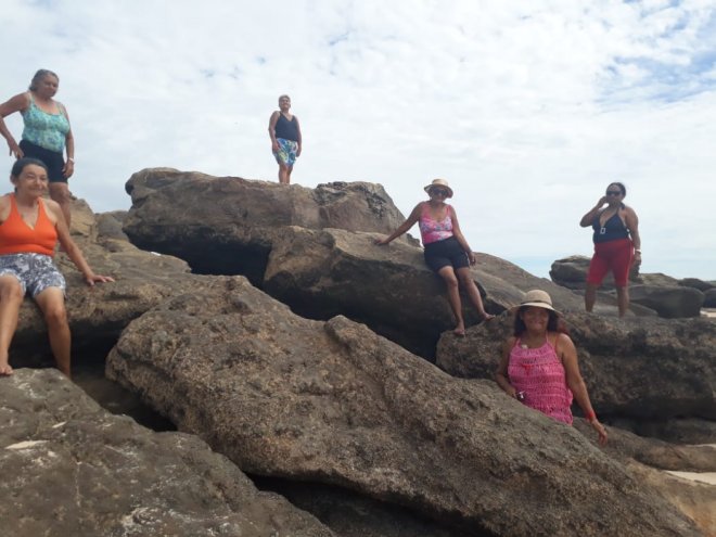 Idosos do Cras Santarenzinho passam tarde em Ponta de Pedras