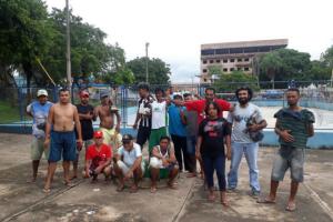 Usuários do Centro Pop participam de atividades esportivas no Parque da Cidade