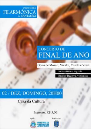 Casa da Cultura será palco de Concerto de Final de Ano da Orquestra Sinfônica de Santarém