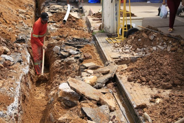 Mais de 80% das obras de esgotamento sanitário já foram executadas em Santarém