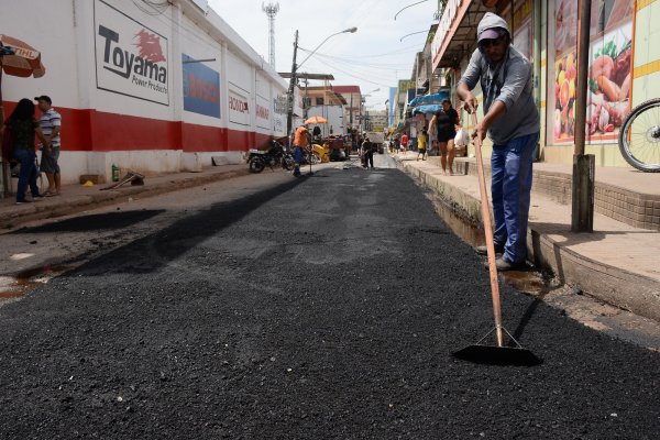 Com trégua das chuvas, Prefeitura de Santarém intensifica obras de manutenção em ruas asfaltadas