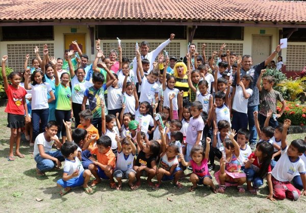 Estudantes da região do Arapiuns participam de atividades de educação ambiental