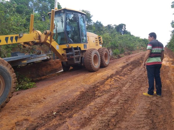 Comunidades da Região do Corta Corda na zona rural recebem serviços emergenciais de infraestrutura