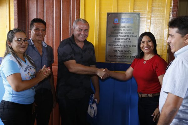 Prefeitura entrega nova escola à comunidade de Piracãoera de Baixo no Urucurituba