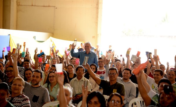 Servidores da Semed participam de "CanecAção" em destaque ao tema da Semana da Pátria 2019