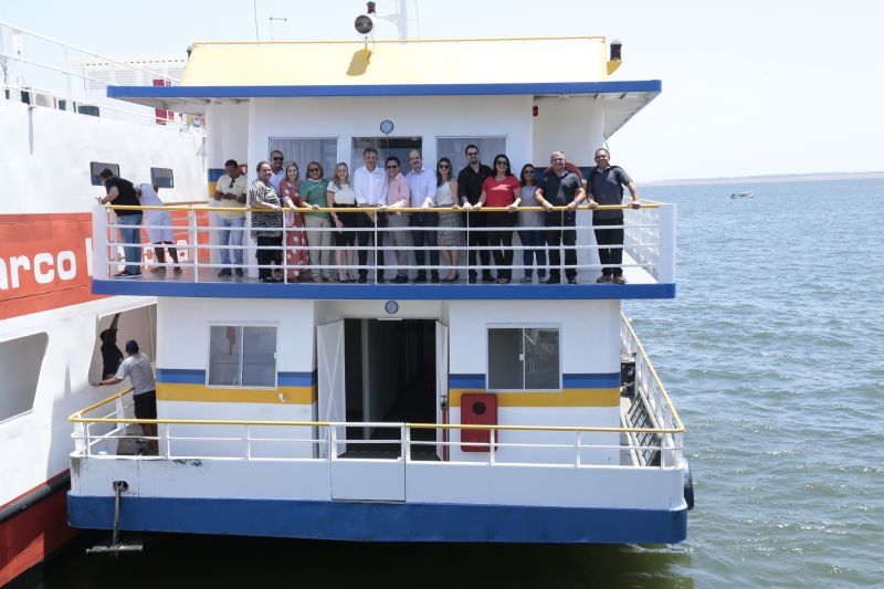 Secretários de Saúde da região Norte visitam a UBS fluvial Ailton Barros