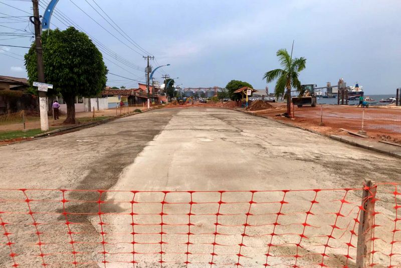 Obras de esgotamento sanitário na Avenida Tapajós estão em fase final