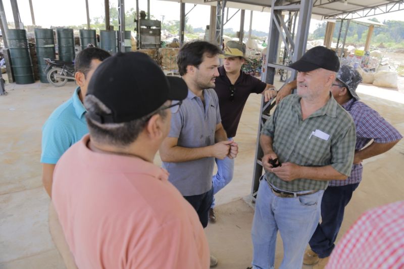 Técnicos da Prefeitura de Santarém e da Alemanha realizam visita técnica ao aterro de Perema