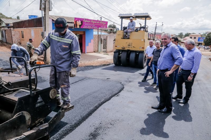 Prefeito vistoria obras nos bairros do Jutaí, Área Verde, São José Operário e Santana