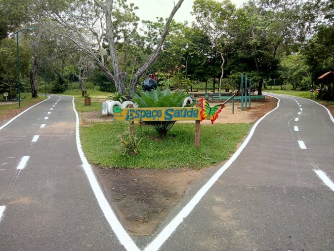 Pista de caminhada do Parque da Cidade passa por revitalização