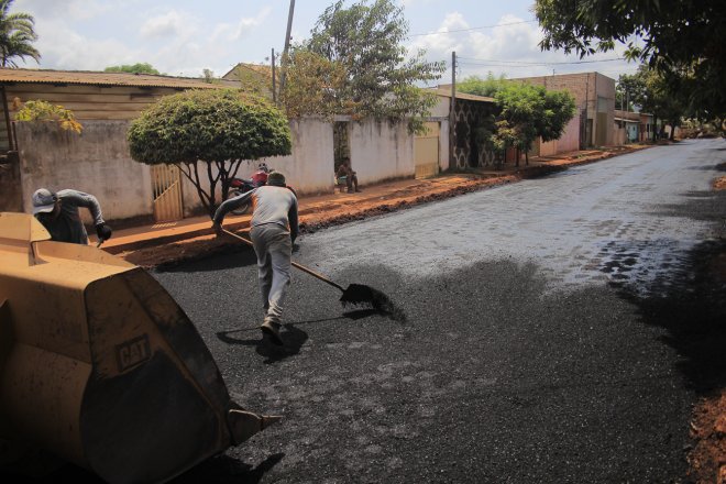 Chuvas prejudicam serviços de recuperação asfáltica em Santarém