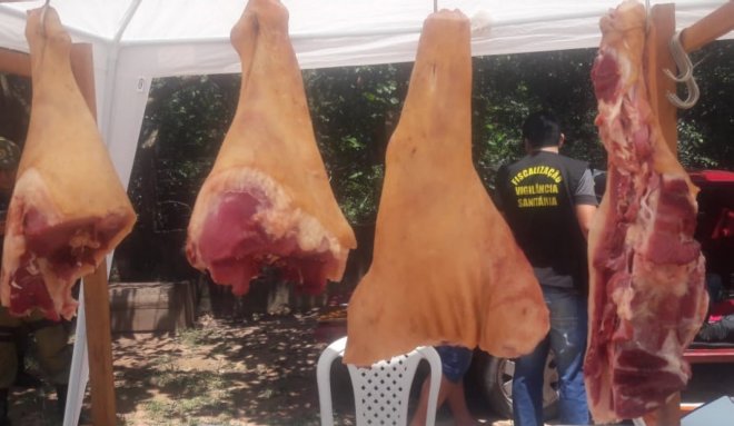 Vigilância sanitária apreende carne imprópria para consumo comercializada às margens da BR 163