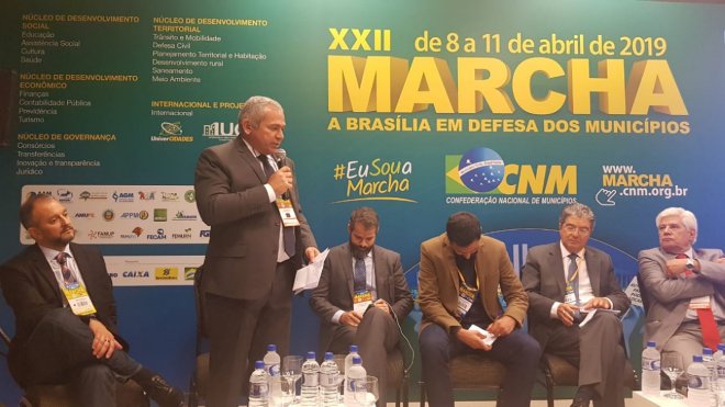 Marcha dos Prefeitos 2019: Nélio defende aumento do repasse federal aos municípios da Amazônia