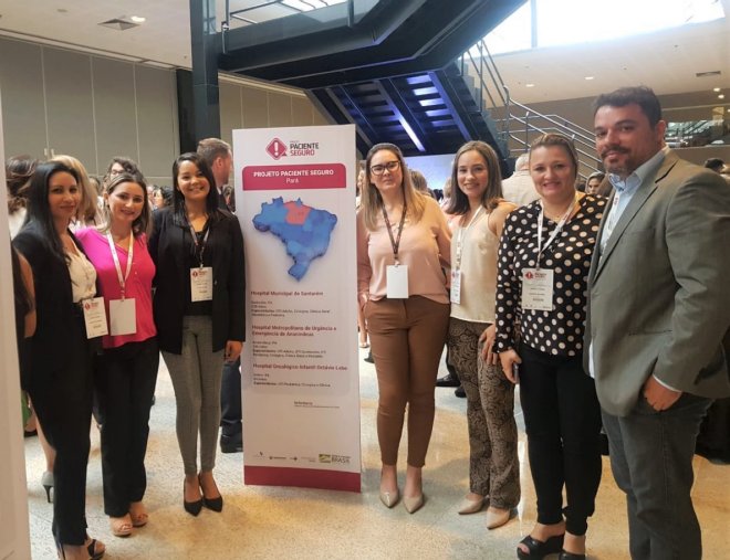 Representantes do HMS participam de Encontro Internacional do Projeto Paciente Seguro, em Brasília