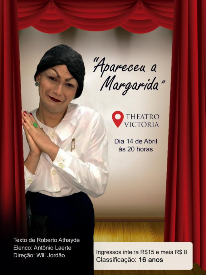 Última apresentação de 2019 do espetáculo "Apareceu a Margarida"