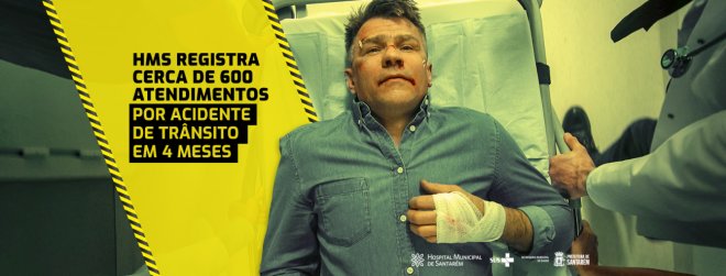 HMS registra cerca de 600 atendimentos por acidente de trânsito em 4 meses