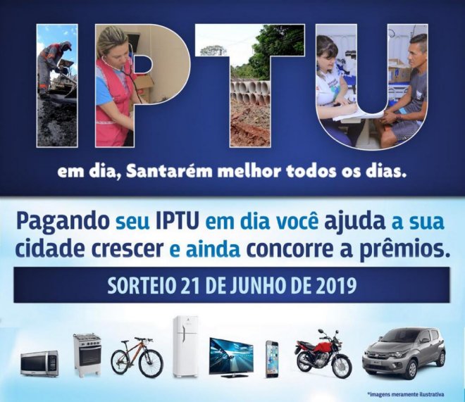 Contribuintes têm até amanhã para pagar IPTU em cota única e ainda participar do sorteio de prêmios