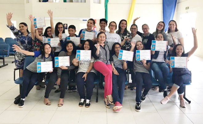 Alunos santarenos são certificados com curso do Projeto Por Vida que integra saúde e educação