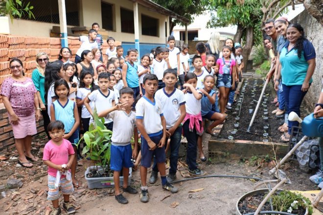 Escola Haroldo Veloso recebe intervenções ambientais