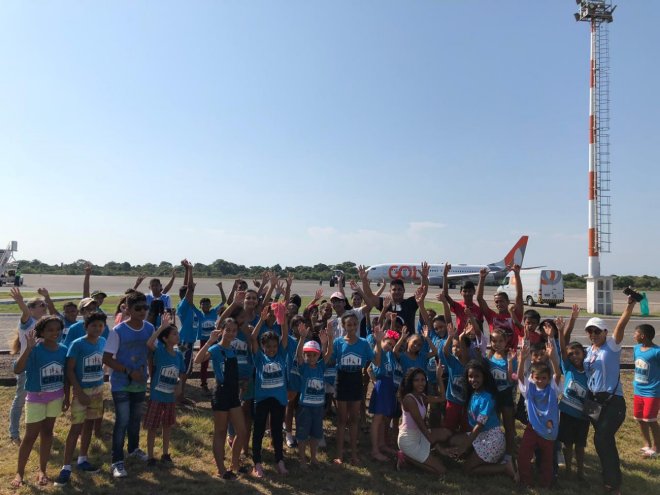 Usuários do Cras Santana visitam Aeroporto de Santarém e Parque da Cidade