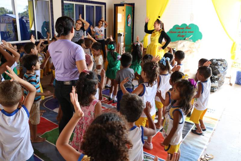 Semma e demais instituições participam de ação de educação ambiental na Cemei Antônia Côrrea