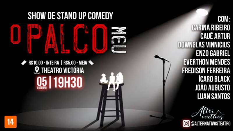 Show de Stand Up Comedy será atração no Theatro Victória